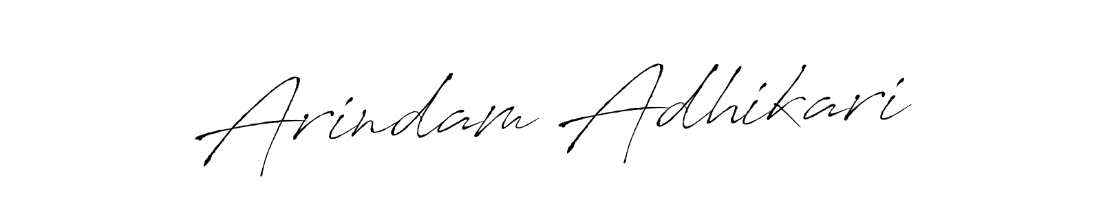 Arindam Adhikari stylish signature style. Best Handwritten Sign (Antro_Vectra) for my name. Handwritten Signature Collection Ideas for my name Arindam Adhikari. Arindam Adhikari signature style 6 images and pictures png