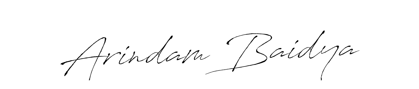 You can use this online signature creator to create a handwritten signature for the name Arindam Baidya. This is the best online autograph maker. Arindam Baidya signature style 6 images and pictures png