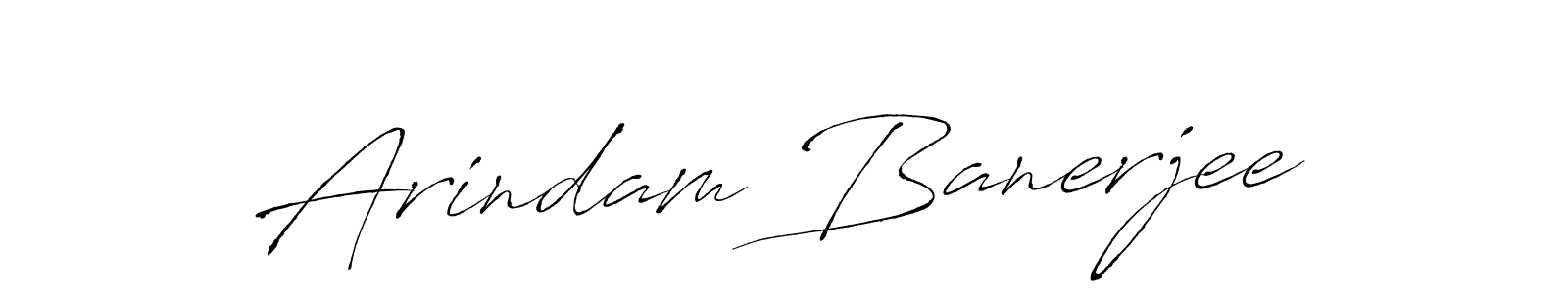 Create a beautiful signature design for name Arindam Banerjee. With this signature (Antro_Vectra) fonts, you can make a handwritten signature for free. Arindam Banerjee signature style 6 images and pictures png