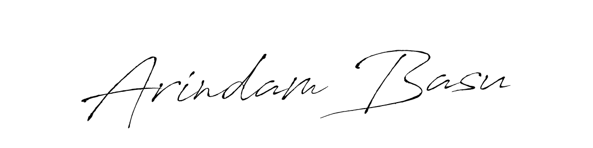 Make a beautiful signature design for name Arindam Basu. With this signature (Antro_Vectra) style, you can create a handwritten signature for free. Arindam Basu signature style 6 images and pictures png