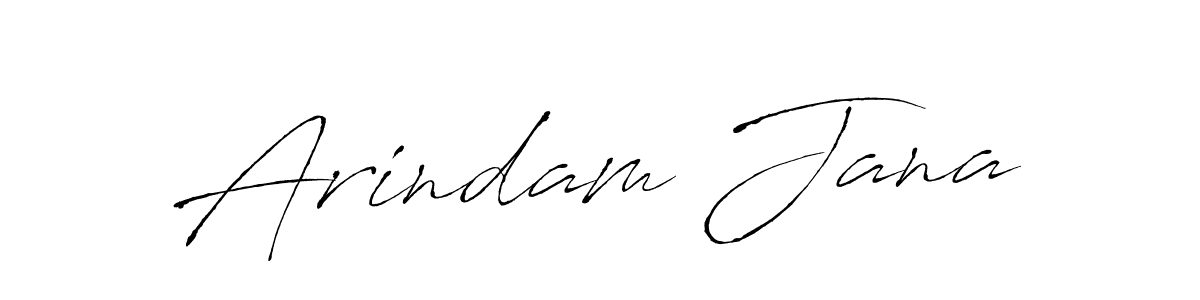 Make a beautiful signature design for name Arindam Jana. With this signature (Antro_Vectra) style, you can create a handwritten signature for free. Arindam Jana signature style 6 images and pictures png