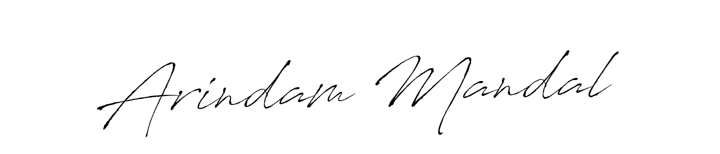 Make a beautiful signature design for name Arindam Mandal. With this signature (Antro_Vectra) style, you can create a handwritten signature for free. Arindam Mandal signature style 6 images and pictures png