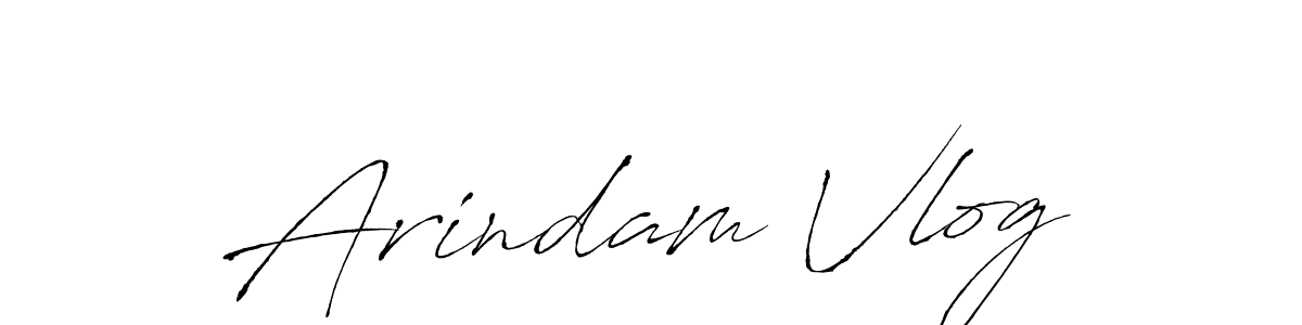 How to make Arindam Vlog name signature. Use Antro_Vectra style for creating short signs online. This is the latest handwritten sign. Arindam Vlog signature style 6 images and pictures png