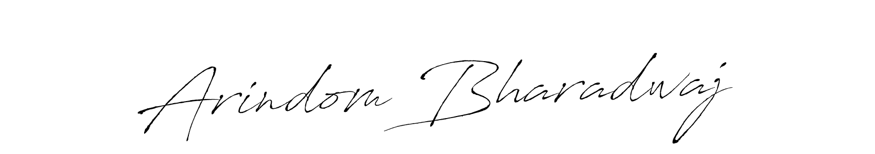 Create a beautiful signature design for name Arindom Bharadwaj. With this signature (Antro_Vectra) fonts, you can make a handwritten signature for free. Arindom Bharadwaj signature style 6 images and pictures png