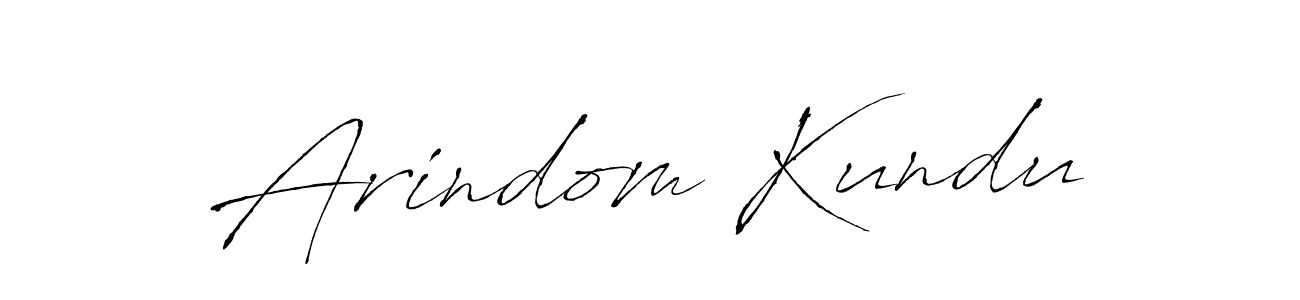Design your own signature with our free online signature maker. With this signature software, you can create a handwritten (Antro_Vectra) signature for name Arindom Kundu. Arindom Kundu signature style 6 images and pictures png