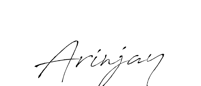 Design your own signature with our free online signature maker. With this signature software, you can create a handwritten (Antro_Vectra) signature for name Arinjay. Arinjay signature style 6 images and pictures png