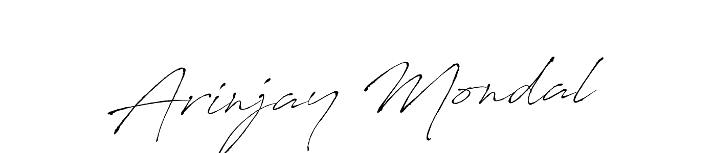 The best way (Antro_Vectra) to make a short signature is to pick only two or three words in your name. The name Arinjay Mondal include a total of six letters. For converting this name. Arinjay Mondal signature style 6 images and pictures png