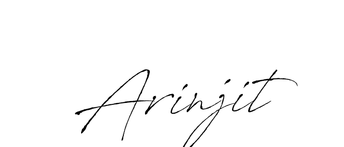 Design your own signature with our free online signature maker. With this signature software, you can create a handwritten (Antro_Vectra) signature for name Arinjit. Arinjit signature style 6 images and pictures png