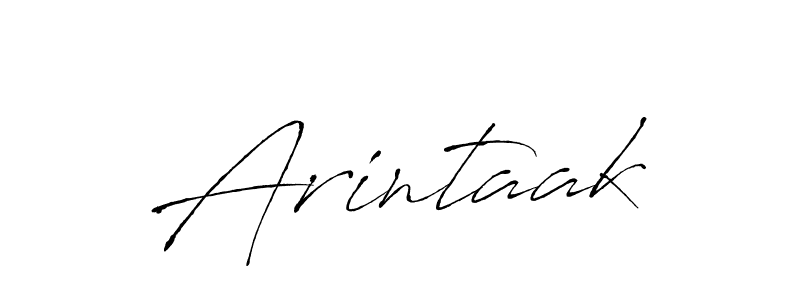Design your own signature with our free online signature maker. With this signature software, you can create a handwritten (Antro_Vectra) signature for name Arintaak. Arintaak signature style 6 images and pictures png