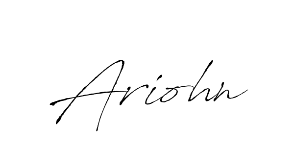 How to make Ariohn name signature. Use Antro_Vectra style for creating short signs online. This is the latest handwritten sign. Ariohn signature style 6 images and pictures png