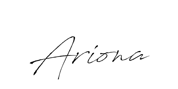 Also we have Ariona name is the best signature style. Create professional handwritten signature collection using Antro_Vectra autograph style. Ariona signature style 6 images and pictures png