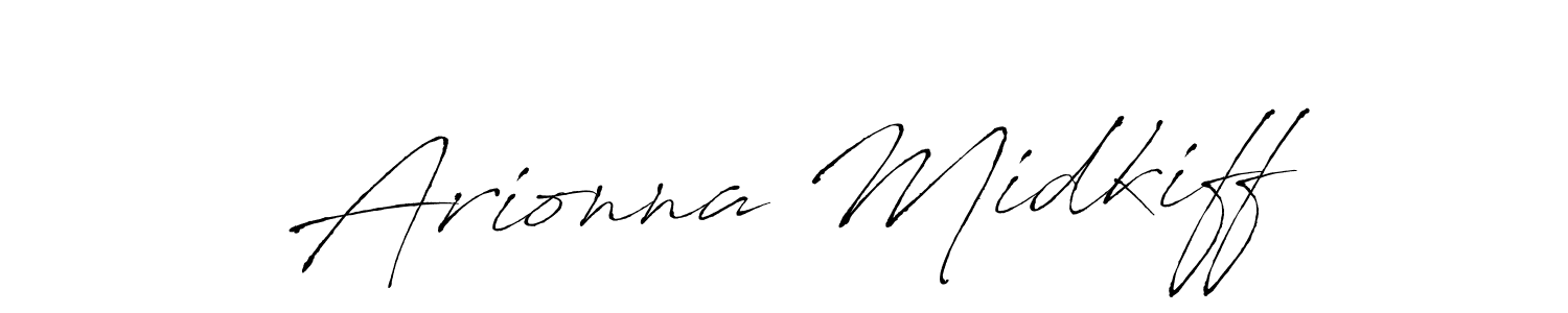 Use a signature maker to create a handwritten signature online. With this signature software, you can design (Antro_Vectra) your own signature for name Arionna Midkiff. Arionna Midkiff signature style 6 images and pictures png