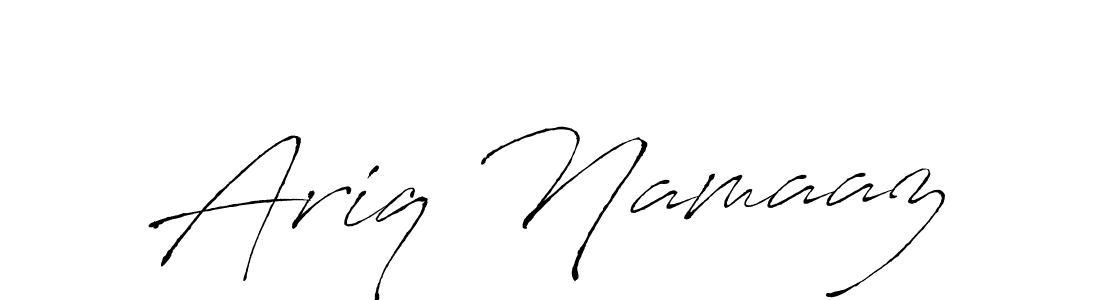 This is the best signature style for the Ariq Namaaz name. Also you like these signature font (Antro_Vectra). Mix name signature. Ariq Namaaz signature style 6 images and pictures png