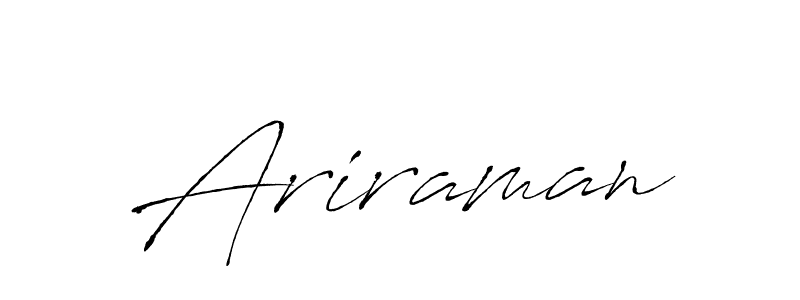 The best way (Antro_Vectra) to make a short signature is to pick only two or three words in your name. The name Ariraman include a total of six letters. For converting this name. Ariraman signature style 6 images and pictures png