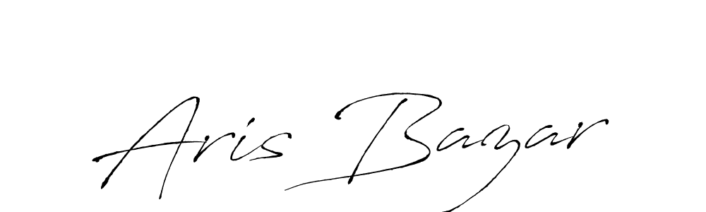 Make a beautiful signature design for name Aris Bazar. With this signature (Antro_Vectra) style, you can create a handwritten signature for free. Aris Bazar signature style 6 images and pictures png