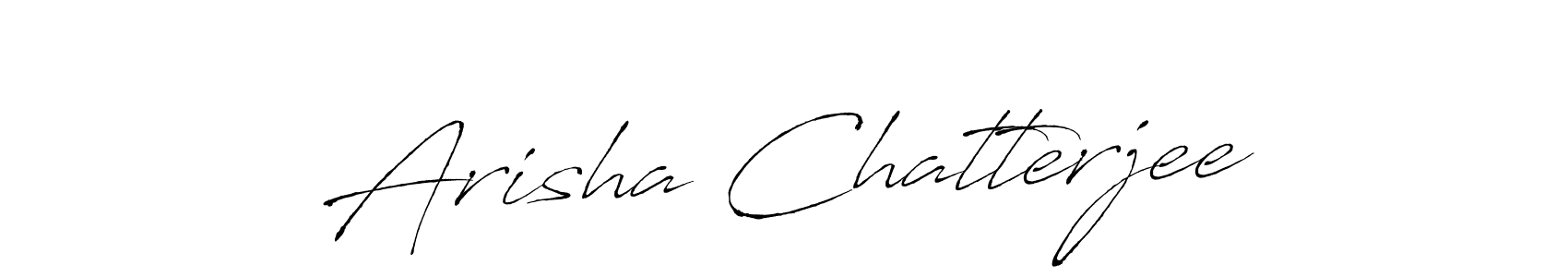 Design your own signature with our free online signature maker. With this signature software, you can create a handwritten (Antro_Vectra) signature for name Arisha Chatterjee. Arisha Chatterjee signature style 6 images and pictures png