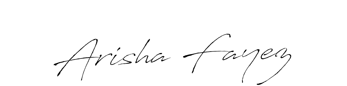 Create a beautiful signature design for name Arisha Fayez. With this signature (Antro_Vectra) fonts, you can make a handwritten signature for free. Arisha Fayez signature style 6 images and pictures png