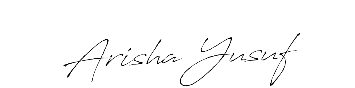 Antro_Vectra is a professional signature style that is perfect for those who want to add a touch of class to their signature. It is also a great choice for those who want to make their signature more unique. Get Arisha Yusuf name to fancy signature for free. Arisha Yusuf signature style 6 images and pictures png