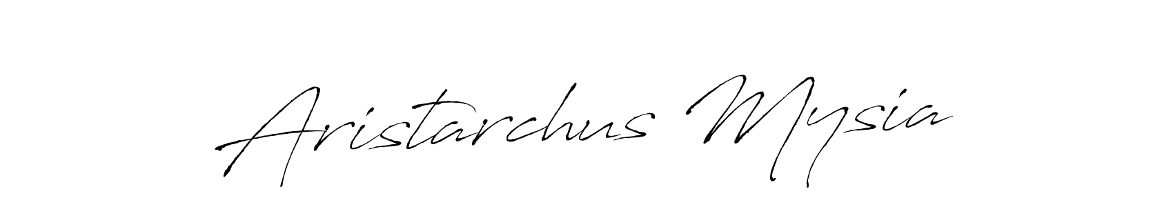 Antro_Vectra is a professional signature style that is perfect for those who want to add a touch of class to their signature. It is also a great choice for those who want to make their signature more unique. Get Aristarchus Mysia name to fancy signature for free. Aristarchus Mysia signature style 6 images and pictures png