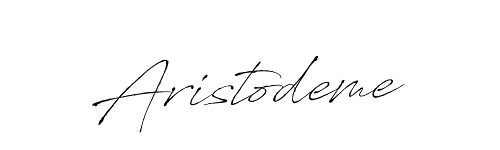 Design your own signature with our free online signature maker. With this signature software, you can create a handwritten (Antro_Vectra) signature for name Aristodeme. Aristodeme signature style 6 images and pictures png