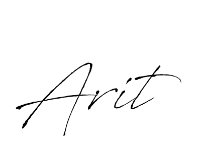 How to make Arit name signature. Use Antro_Vectra style for creating short signs online. This is the latest handwritten sign. Arit signature style 6 images and pictures png