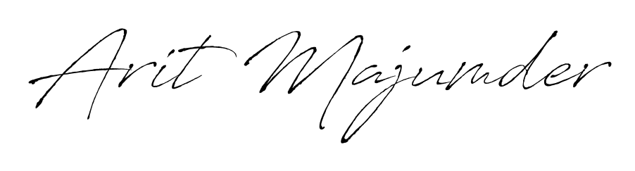 Create your official email sign-off with Arit Majumder name in Antro_Vectra style. Crisp, clean, and perfectly legible across all screens. Arit Majumder signature style 6 images and pictures png