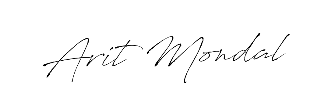 Make a beautiful signature design for name Arit Mondal. Use this online signature maker to create a handwritten signature for free. Arit Mondal signature style 6 images and pictures png