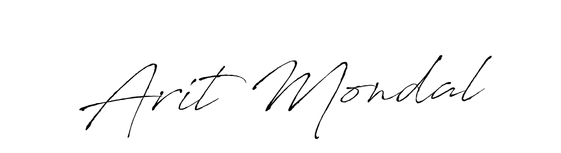 Make a beautiful signature design for name Arit Mondal. Use this online signature maker to create a handwritten signature for free. Arit Mondal signature style 6 images and pictures png