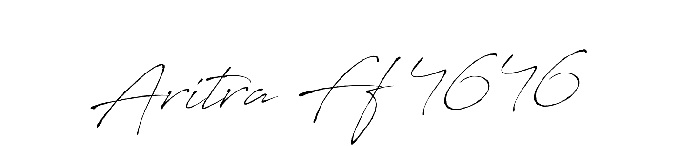 The best way (Antro_Vectra) to make a short signature is to pick only two or three words in your name. The name Aritra Ff 4646 include a total of six letters. For converting this name. Aritra Ff 4646 signature style 6 images and pictures png