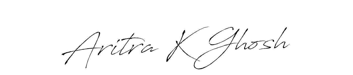 How to make Aritra K Ghosh name signature. Use Antro_Vectra style for creating short signs online. This is the latest handwritten sign. Aritra K Ghosh signature style 6 images and pictures png