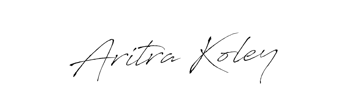 Aritra Koley stylish signature style. Best Handwritten Sign (Antro_Vectra) for my name. Handwritten Signature Collection Ideas for my name Aritra Koley. Aritra Koley signature style 6 images and pictures png