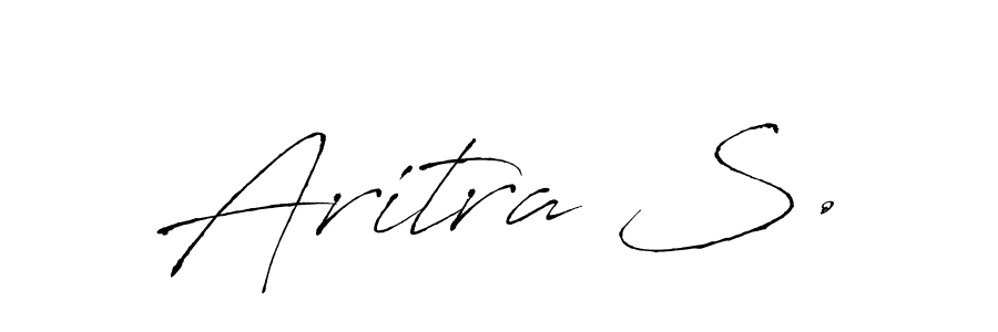 Once you've used our free online signature maker to create your best signature Antro_Vectra style, it's time to enjoy all of the benefits that Aritra S. name signing documents. Aritra S. signature style 6 images and pictures png