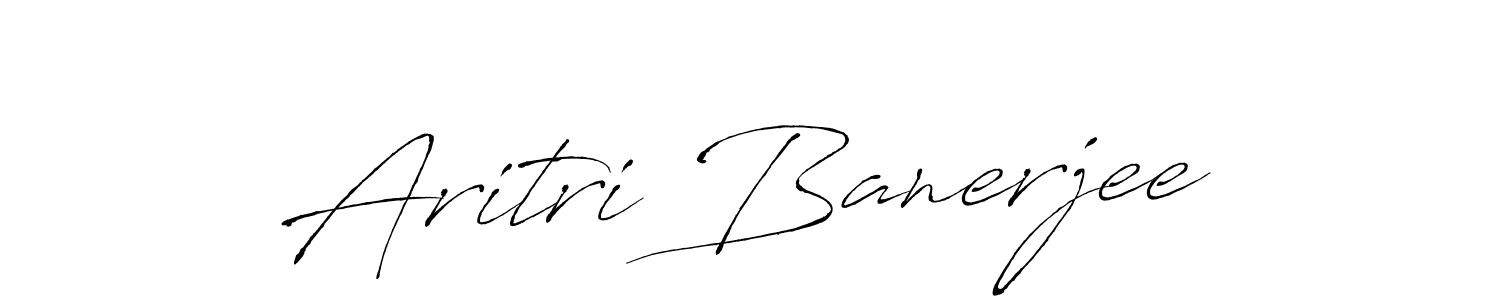 You should practise on your own different ways (Antro_Vectra) to write your name (Aritri Banerjee) in signature. don't let someone else do it for you. Aritri Banerjee signature style 6 images and pictures png