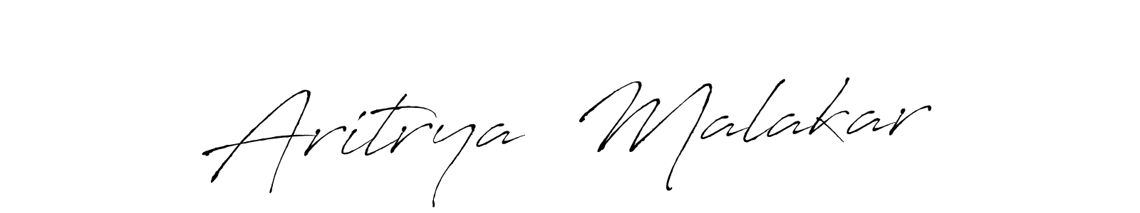 How to make Aritrya  Malakar name signature. Use Antro_Vectra style for creating short signs online. This is the latest handwritten sign. Aritrya  Malakar signature style 6 images and pictures png