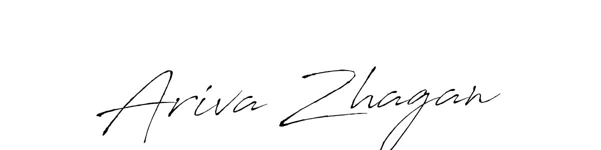 Design your own signature with our free online signature maker. With this signature software, you can create a handwritten (Antro_Vectra) signature for name Ariva Zhagan. Ariva Zhagan signature style 6 images and pictures png