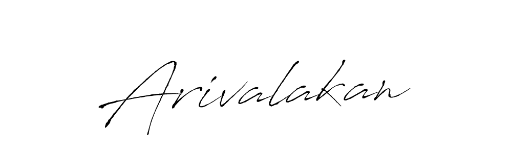 How to make Arivalakan signature? Antro_Vectra is a professional autograph style. Create handwritten signature for Arivalakan name. Arivalakan signature style 6 images and pictures png