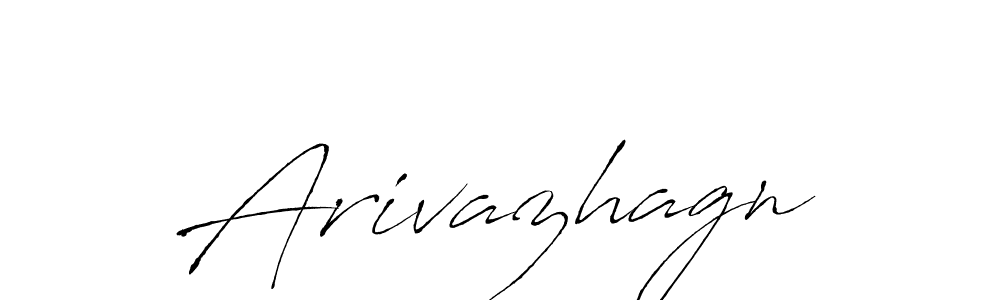 Use a signature maker to create a handwritten signature online. With this signature software, you can design (Antro_Vectra) your own signature for name Arivazhagn. Arivazhagn signature style 6 images and pictures png