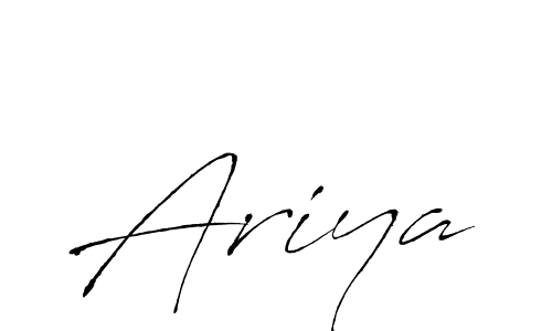 Ariya stylish signature style. Best Handwritten Sign (Antro_Vectra) for my name. Handwritten Signature Collection Ideas for my name Ariya. Ariya signature style 6 images and pictures png