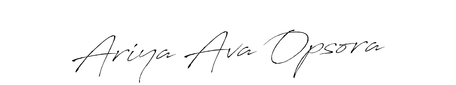 Best and Professional Signature Style for Ariya Ava Opsora. Antro_Vectra Best Signature Style Collection. Ariya Ava Opsora signature style 6 images and pictures png