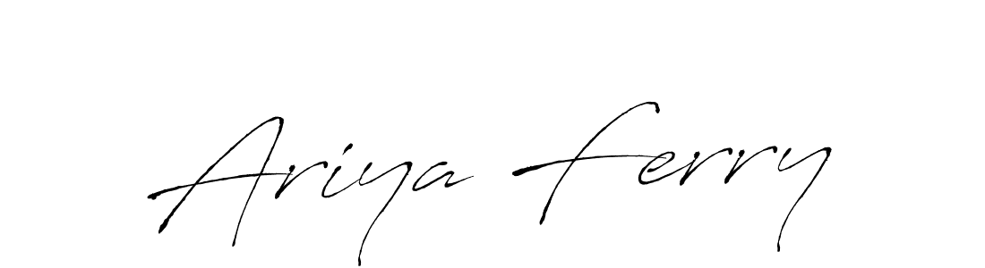 Make a beautiful signature design for name Ariya Ferry. Use this online signature maker to create a handwritten signature for free. Ariya Ferry signature style 6 images and pictures png
