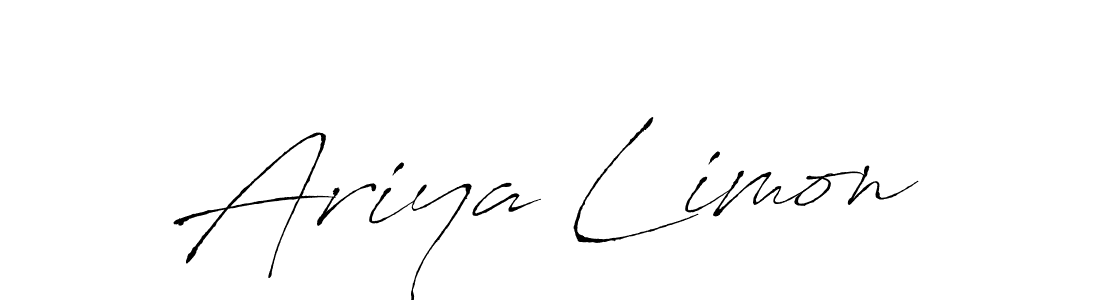 Make a short Ariya Limon signature style. Manage your documents anywhere anytime using Antro_Vectra. Create and add eSignatures, submit forms, share and send files easily. Ariya Limon signature style 6 images and pictures png