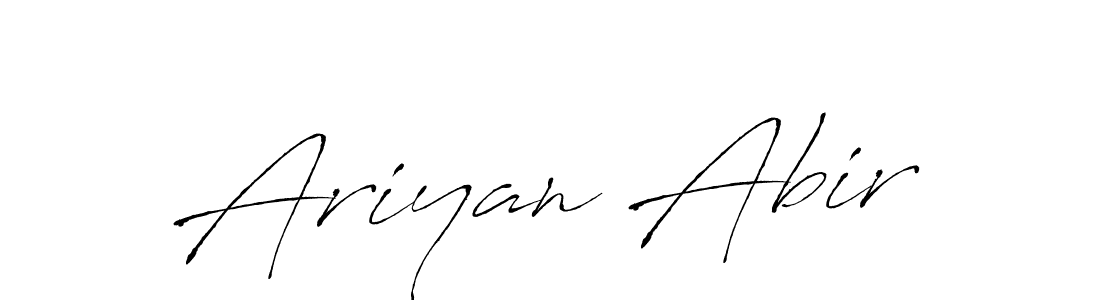 You can use this online signature creator to create a handwritten signature for the name Ariyan Abir. This is the best online autograph maker. Ariyan Abir signature style 6 images and pictures png