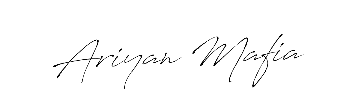 Make a beautiful signature design for name Ariyan Mafia. Use this online signature maker to create a handwritten signature for free. Ariyan Mafia signature style 6 images and pictures png