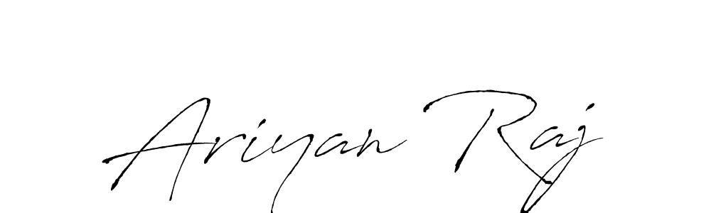 Use a signature maker to create a handwritten signature online. With this signature software, you can design (Antro_Vectra) your own signature for name Ariyan Raj. Ariyan Raj signature style 6 images and pictures png