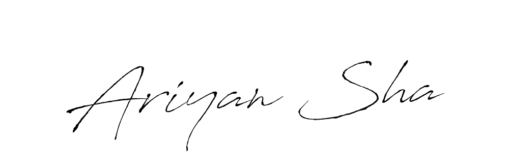 Ariyan Sha stylish signature style. Best Handwritten Sign (Antro_Vectra) for my name. Handwritten Signature Collection Ideas for my name Ariyan Sha. Ariyan Sha signature style 6 images and pictures png