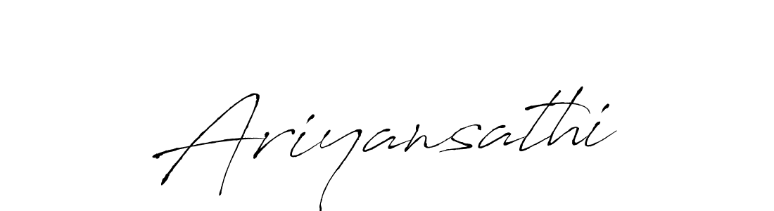 Once you've used our free online signature maker to create your best signature Antro_Vectra style, it's time to enjoy all of the benefits that Ariyansathi name signing documents. Ariyansathi signature style 6 images and pictures png