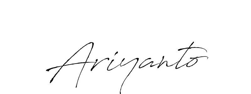 Similarly Antro_Vectra is the best handwritten signature design. Signature creator online .You can use it as an online autograph creator for name Ariyanto. Ariyanto signature style 6 images and pictures png