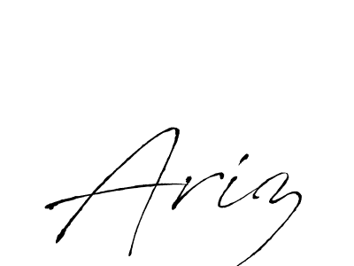 How to make Ariz name signature. Use Antro_Vectra style for creating short signs online. This is the latest handwritten sign. Ariz signature style 6 images and pictures png