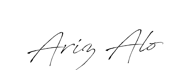 if you are searching for the best signature style for your name Ariz Alo. so please give up your signature search. here we have designed multiple signature styles  using Antro_Vectra. Ariz Alo signature style 6 images and pictures png