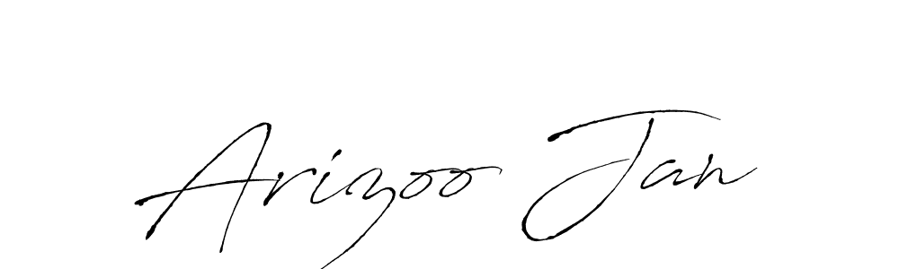 Use a signature maker to create a handwritten signature online. With this signature software, you can design (Antro_Vectra) your own signature for name Arizoo Jan. Arizoo Jan signature style 6 images and pictures png